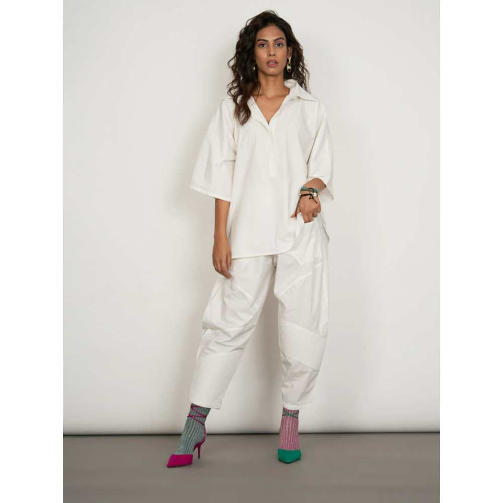 SPACE Ikigai Co Ord Set White (Set of 2)