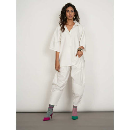 SPACE Ikigai Co Ord Set White (Set of 2)