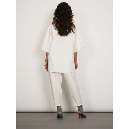 SPACE Ikigai Co Ord Set White (Set of 2)