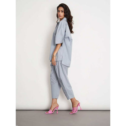 SPACE Ikigai Co Ord Set Vapor Blue (Set of 2)