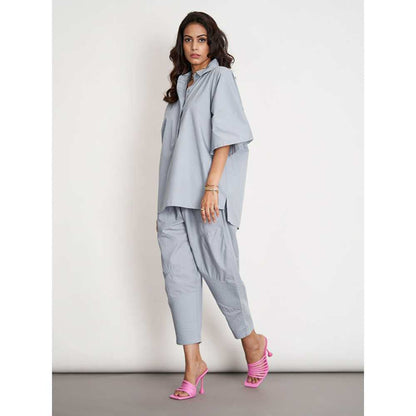 SPACE Ikigai Co Ord Set Vapor Blue (Set of 2)