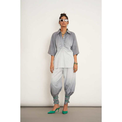 SPACE Tsuki Co Ord Set Wan Grey (Set of 2)