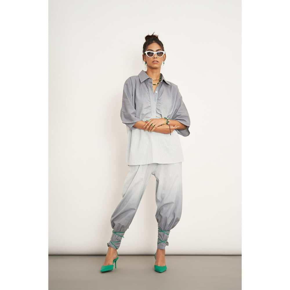 SPACE Tsuki Co Ord Set Wan Grey (Set of 2)