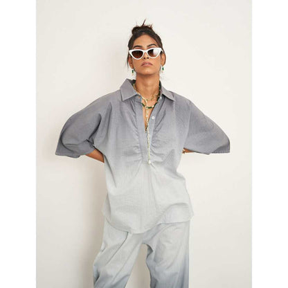 SPACE Tsuki Co Ord Set Wan Grey (Set of 2)