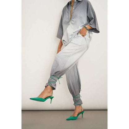 SPACE Tsuki Co Ord Set Wan Grey (Set of 2)