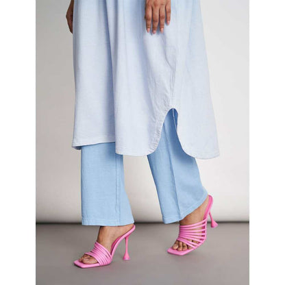 SPACE Thia Kimono Co Ord Set Starlight Blue (Set of 2)