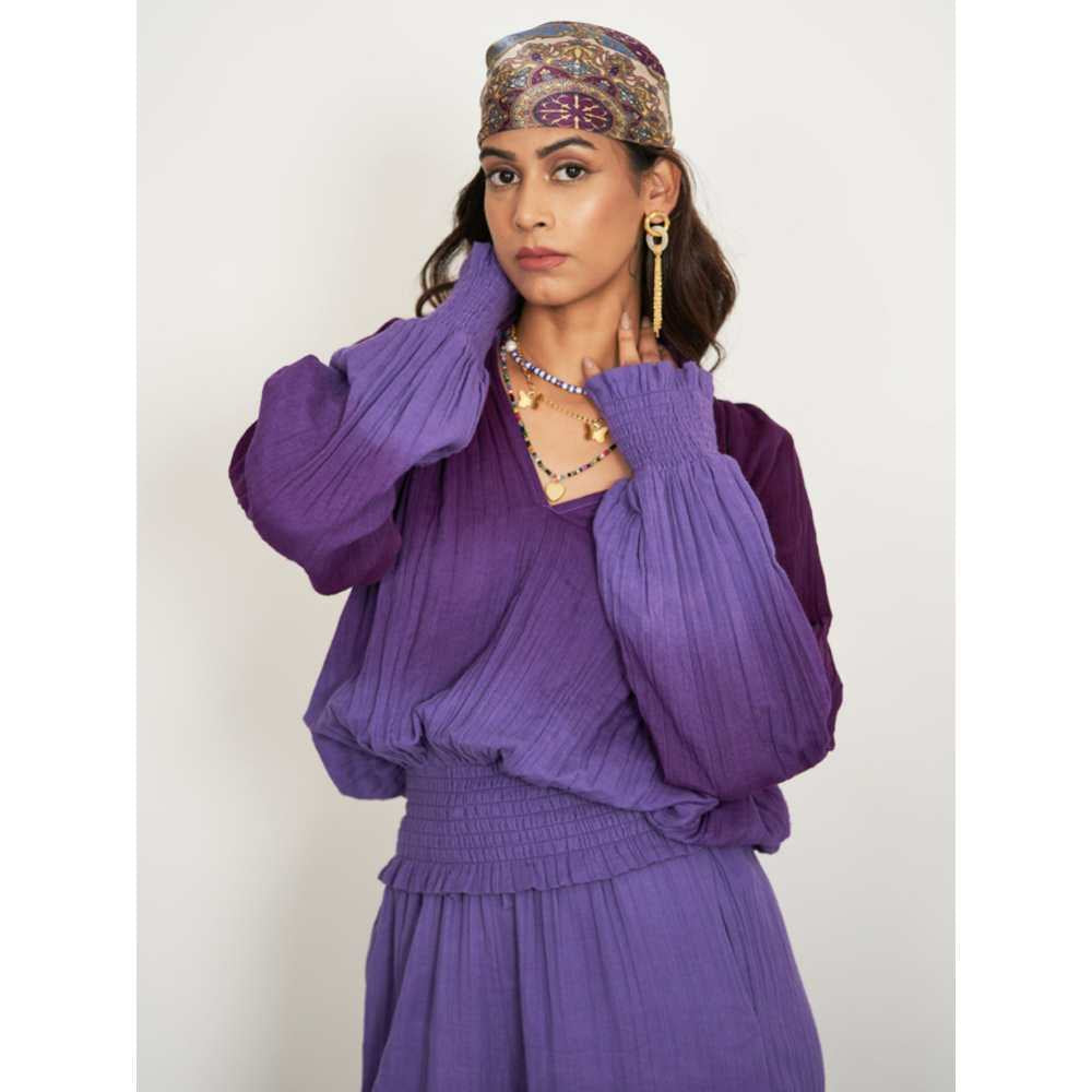 SPACE Peri Peri Co Ord Set Ultra Violet (Set of 2)