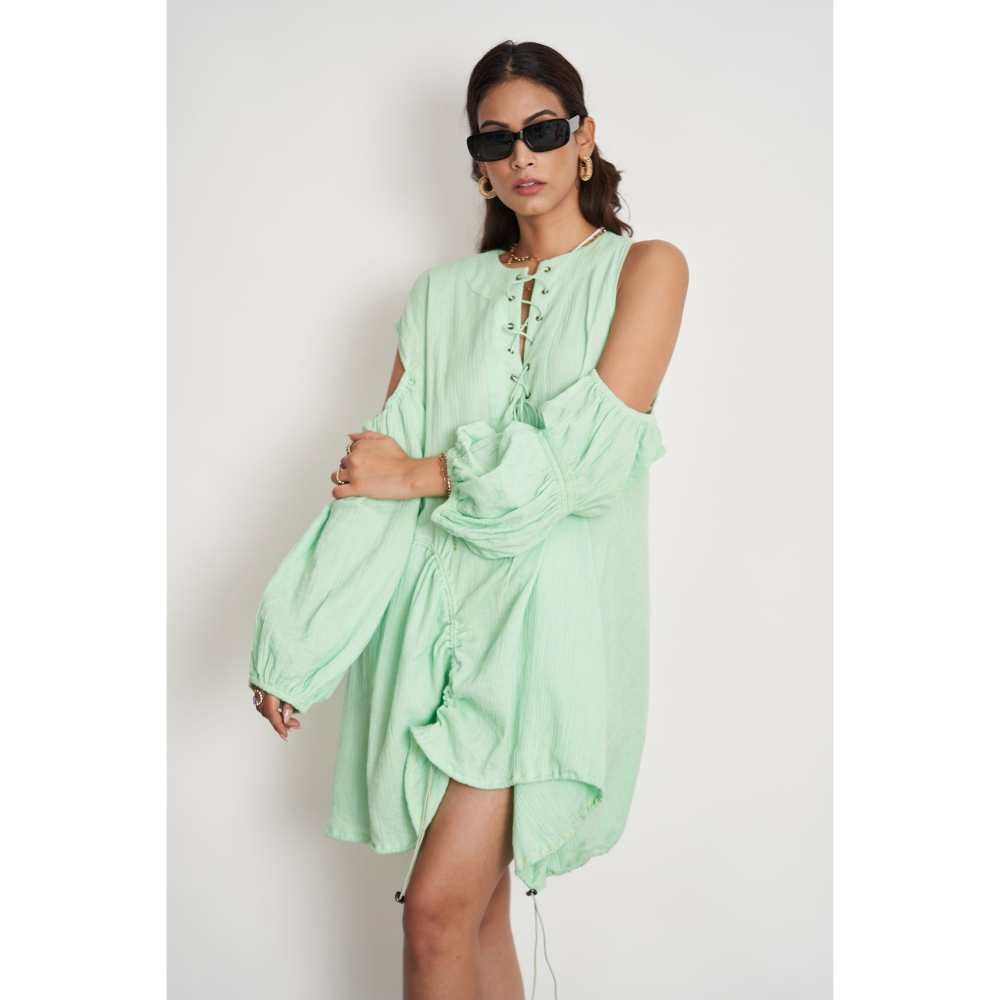 SPACE Kinza Sun Dress Mint