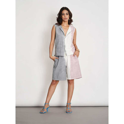 SPACE Ketti Co Ord Set White (Set of 2)