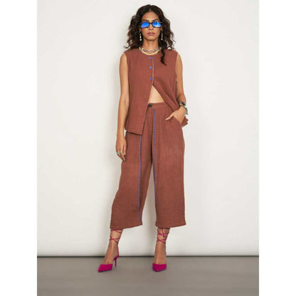 SPACE Sabi Co Ord Set Rustic Brown (Set of 2)