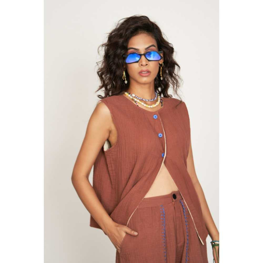 SPACE Sabi Co Ord Set Rustic Brown (Set of 2)