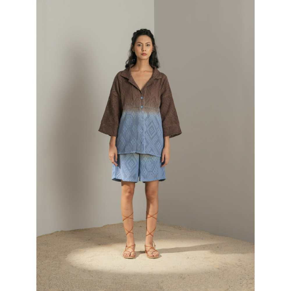 SPACE Seikan Co Ord Set Cerulean (Set of 2)