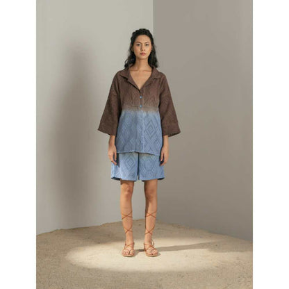 SPACE Seikan Co Ord Set Cerulean (Set of 2)