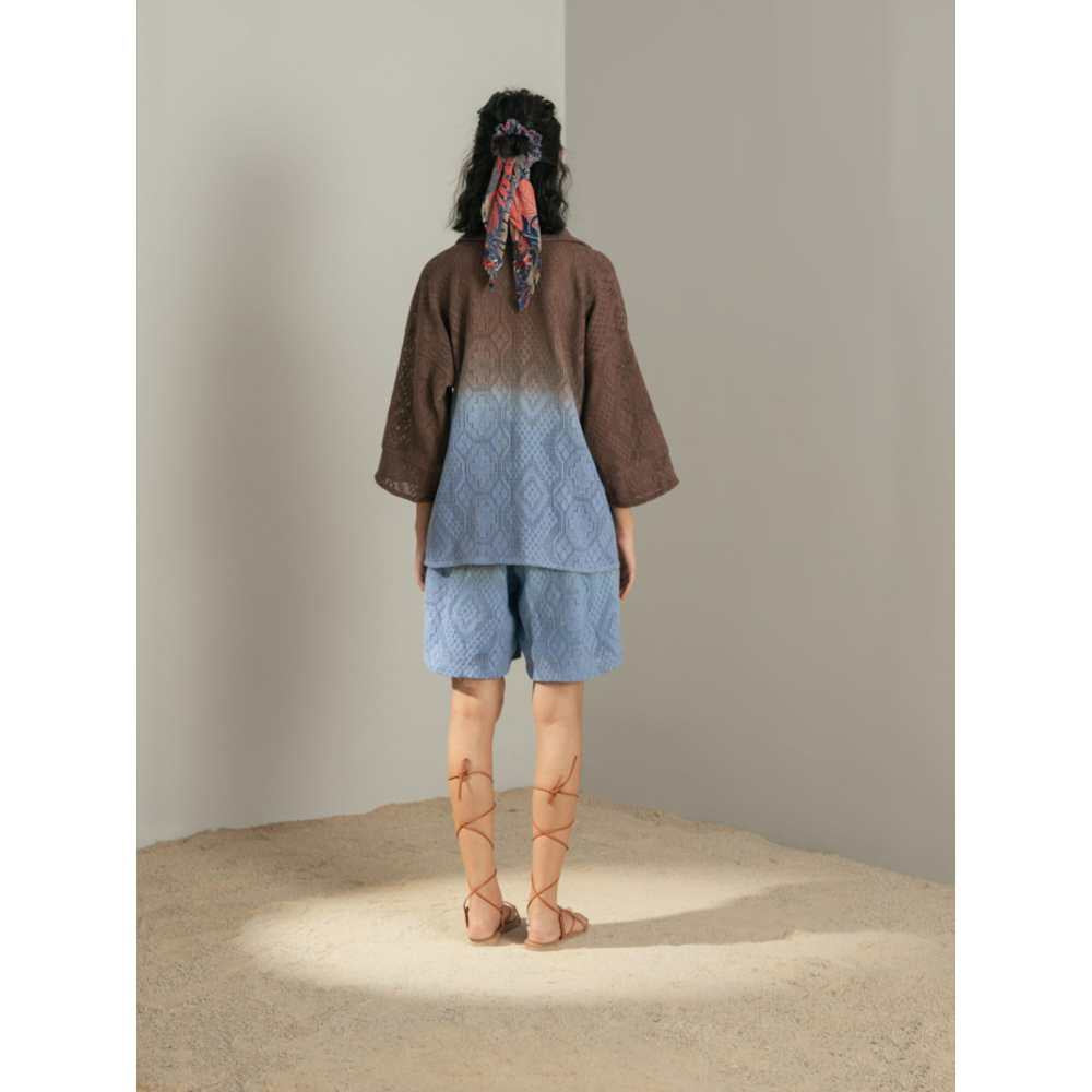 SPACE Seikan Co Ord Set Cerulean (Set of 2)