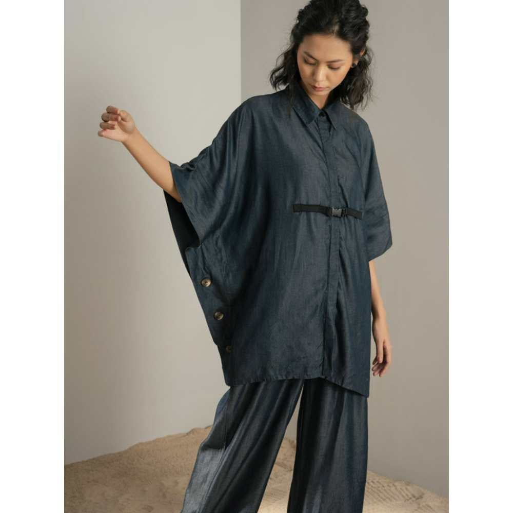 SPACE Tae Tae Co Ord Set Dark Denim (Set of 2)