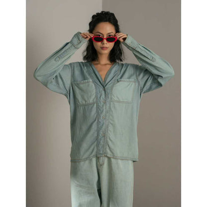 SPACE Alpha Co Ord Set Clearly Aqua (Set of 2)