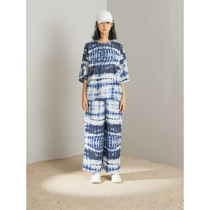 SPACE Da Vinci Co Ord Set Blue (Set of 2)