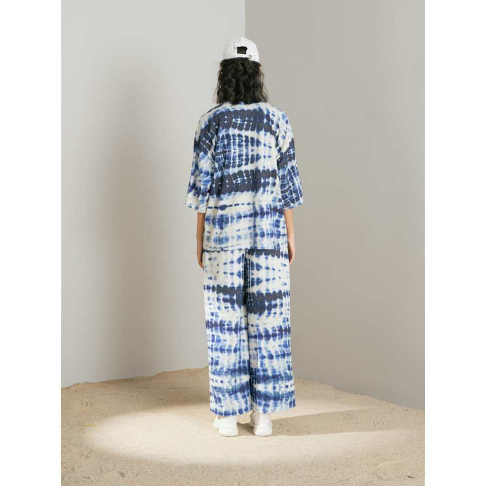 SPACE Da Vinci Co Ord Set Blue (Set of 2)