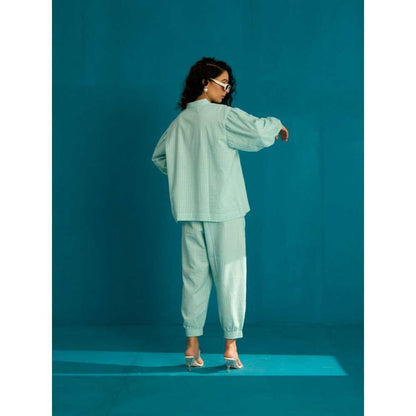 SPACE Tsunagi Co Ord Set Blue (Set of 2)