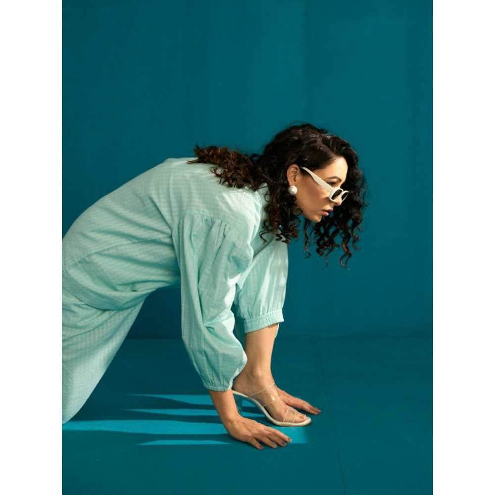 SPACE Tsunagi Co Ord Set Blue (Set of 2)