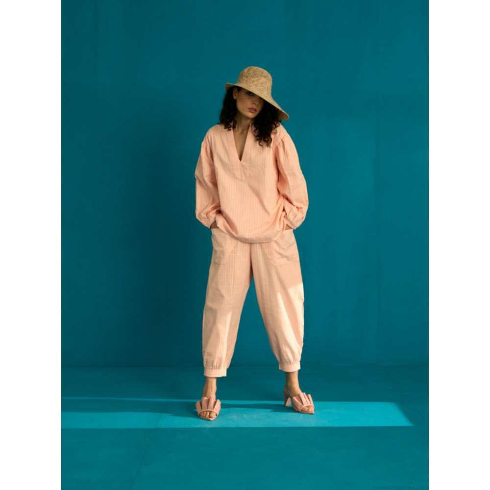 SPACE Unagi Co Ord Set Peach (Set of 2)