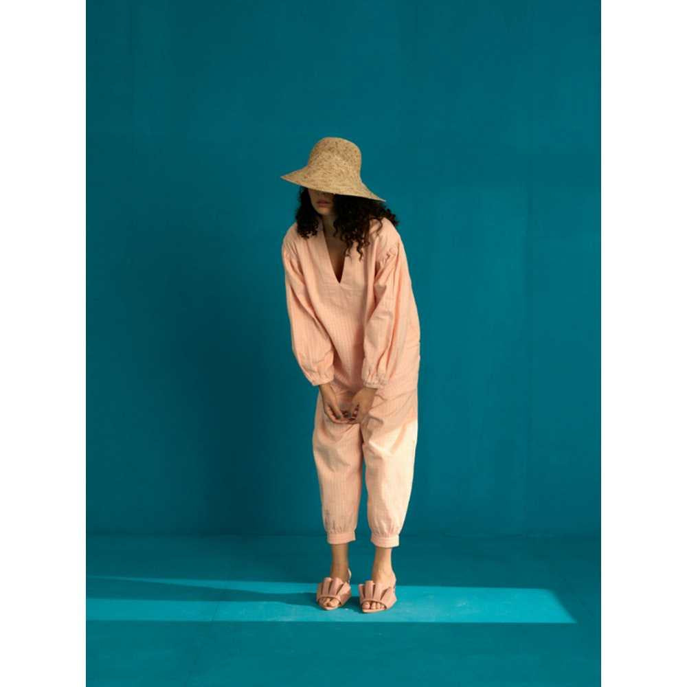 SPACE Unagi Co Ord Set Peach (Set of 2)