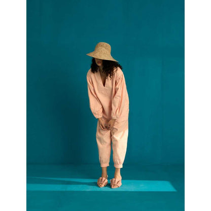 SPACE Unagi Co Ord Set Peach (Set of 2)