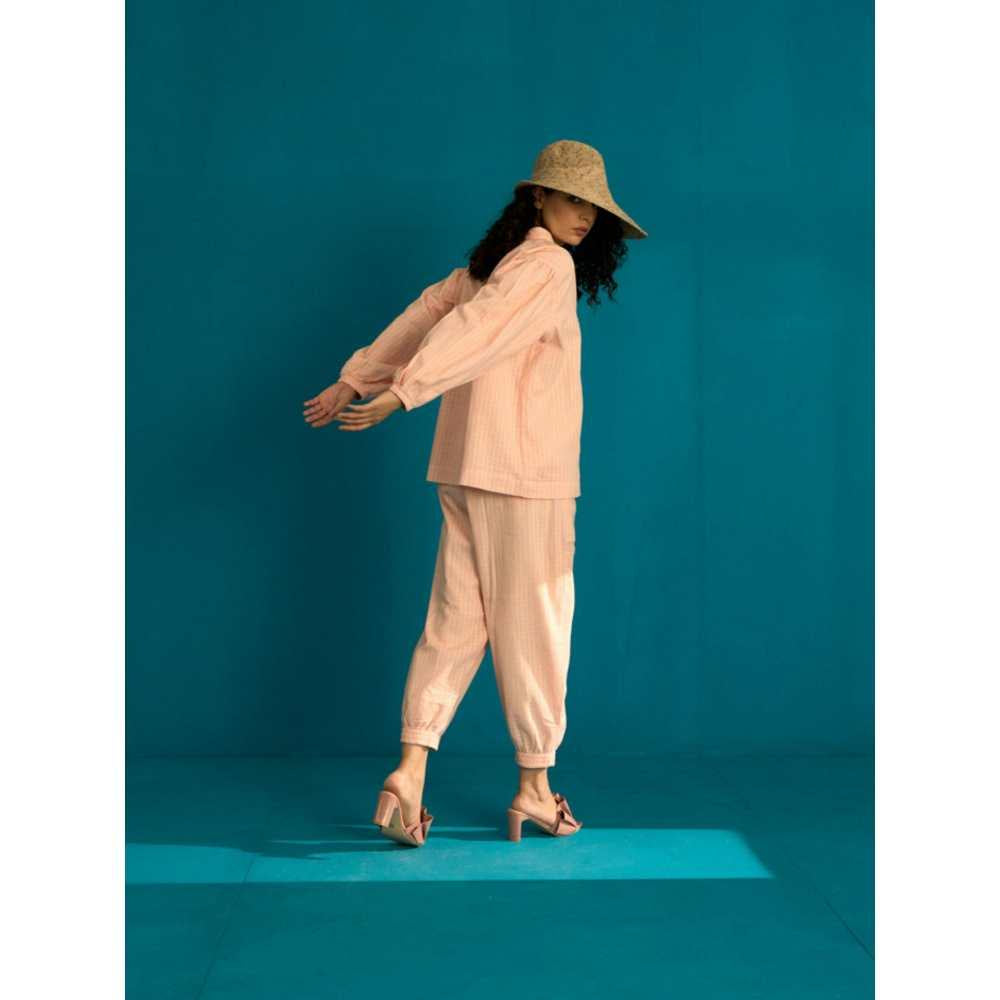 SPACE Unagi Co Ord Set Peach (Set of 2)