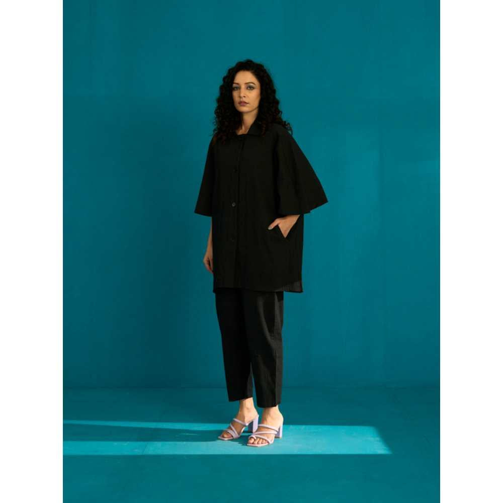SPACE Wabi Sabi Co Ord Set Black (Set of 2)