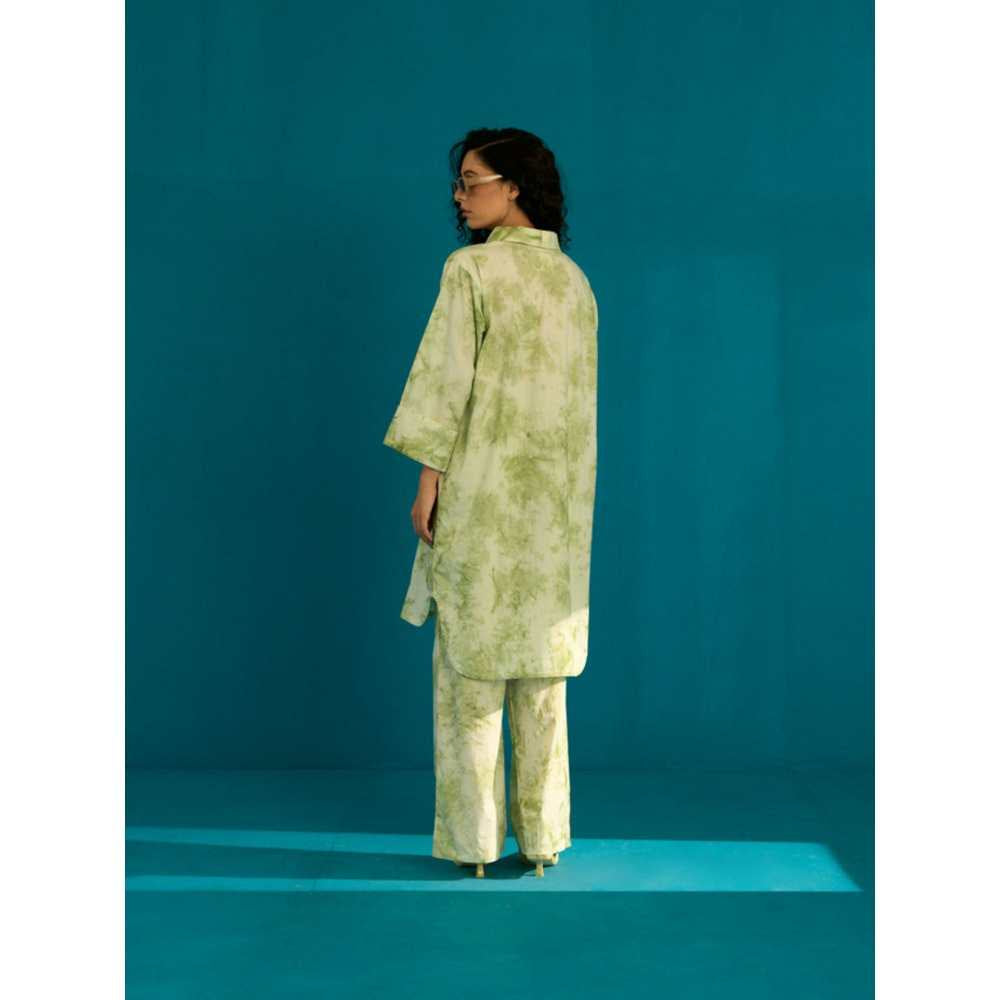 SPACE Tsukiyo Co Ord Set Green (Set of 2)