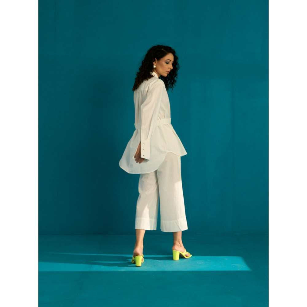SPACE Wa Co Ord Set White (Set of 2)