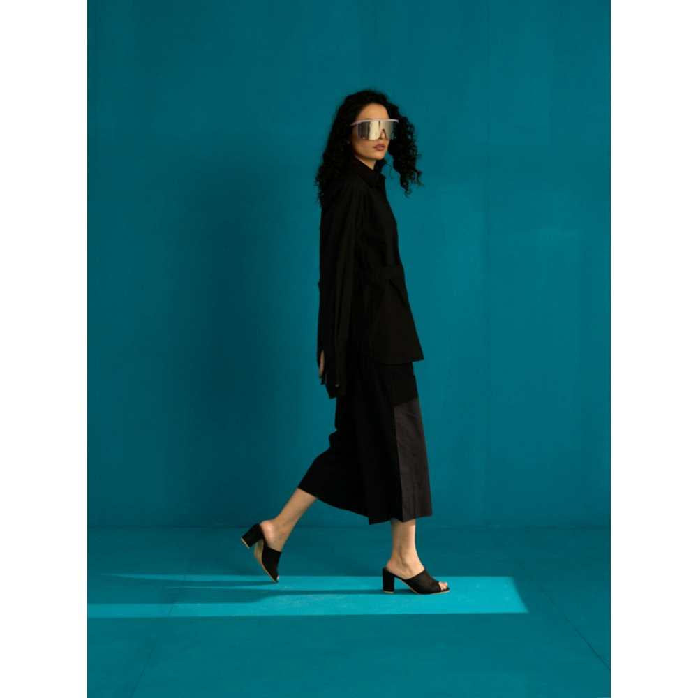 SPACE Wa Co Ord Set Black (Set of 2)