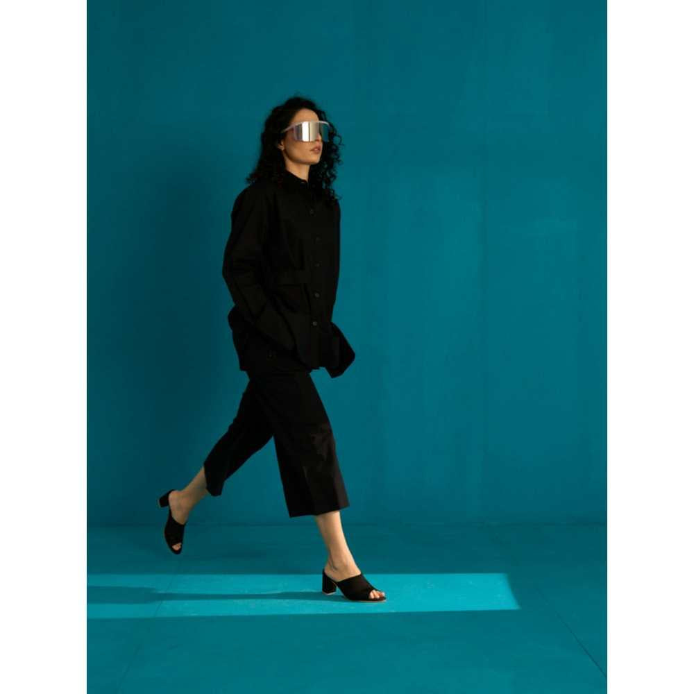 SPACE Wa Co Ord Set Black (Set of 2)
