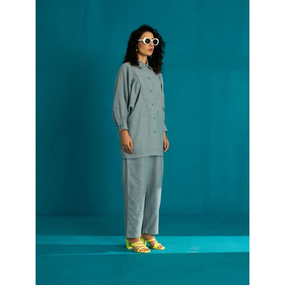 SPACE Shinmai Co Ord Set Blue (Set of 2)