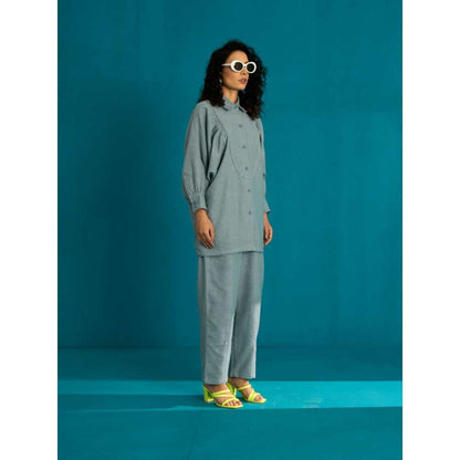 SPACE Shinmai Co Ord Set Blue (Set of 2)