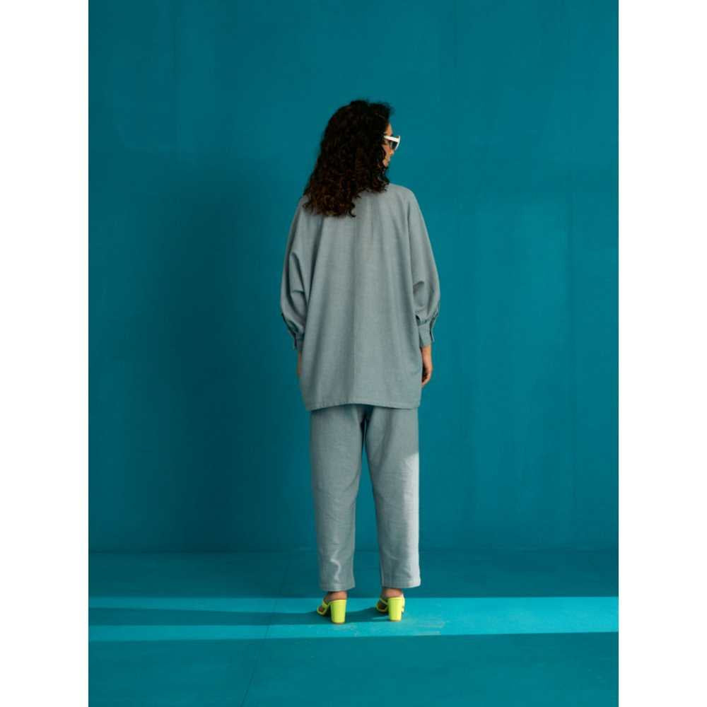 SPACE Shinmai Co Ord Set Blue (Set of 2)