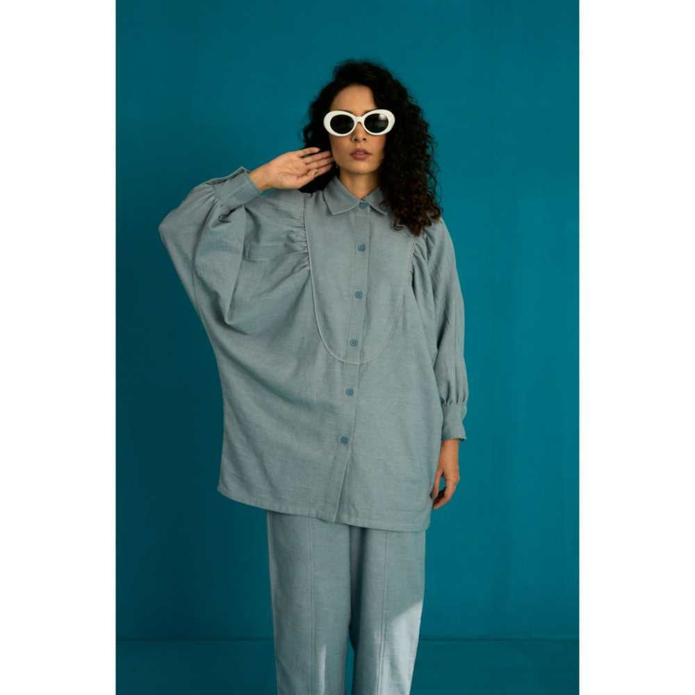 SPACE Shinmai Co Ord Set Blue (Set of 2)