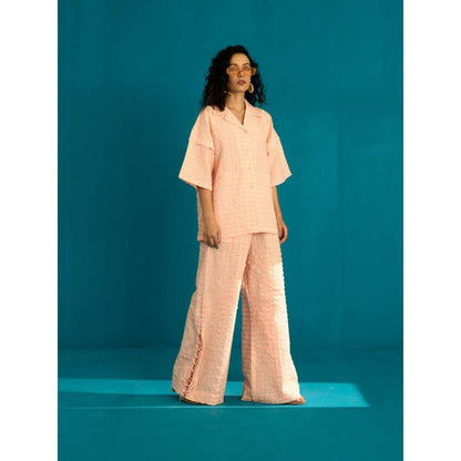 SPACE Tsukimi Co Ord Set Peach (Set of 2)