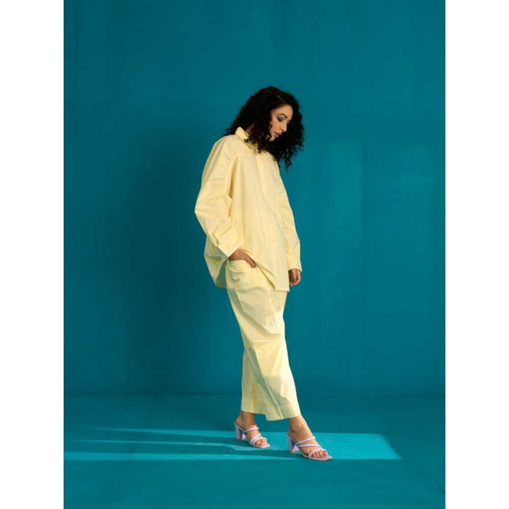SPACE Taiyo Co Ord Set Lime (Set of 2)