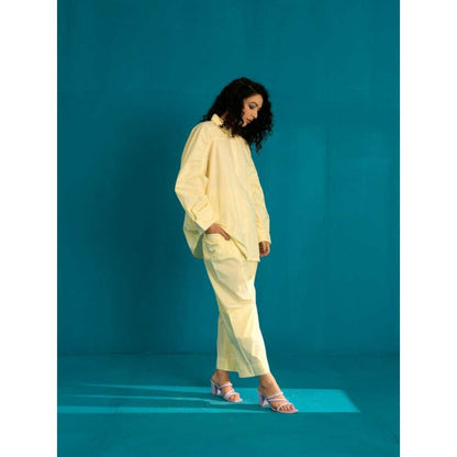 SPACE Taiyo Co Ord Set Lime (Set of 2)