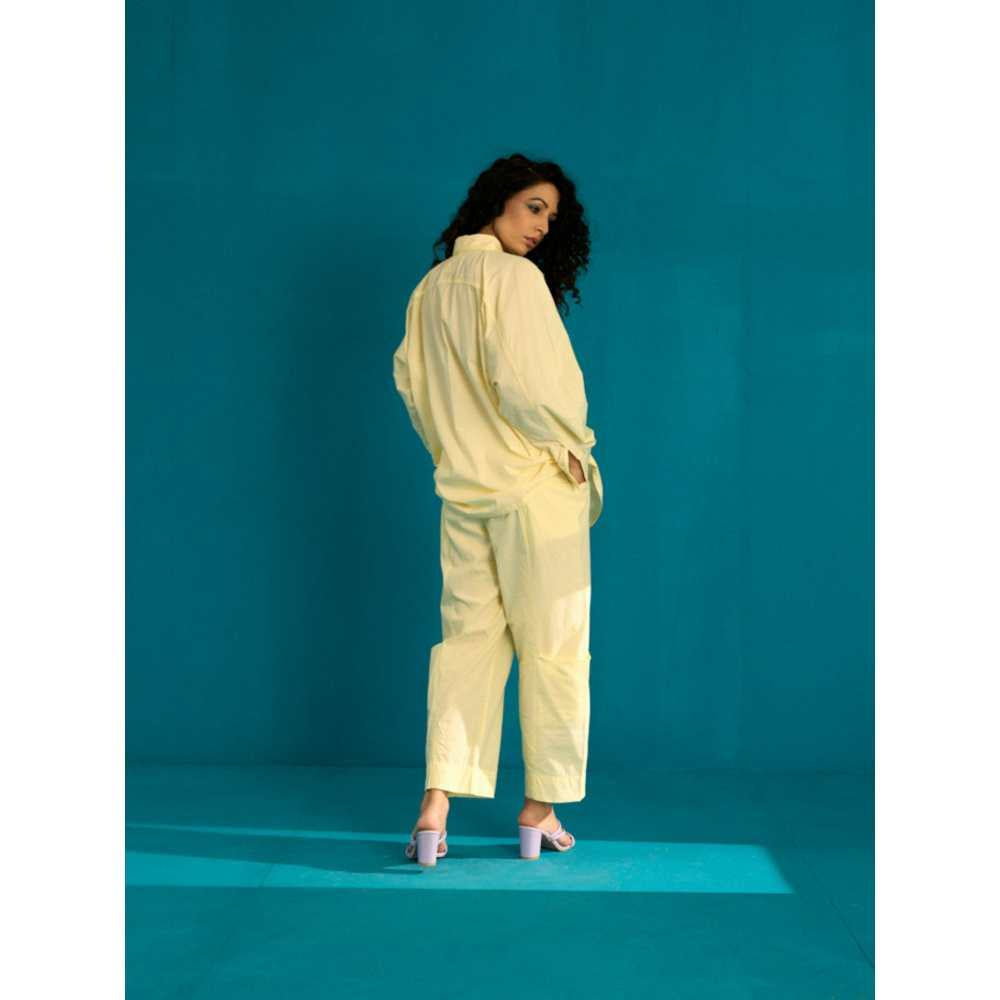SPACE Taiyo Co Ord Set Lime (Set of 2)