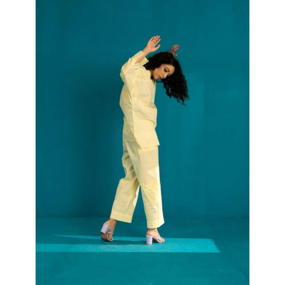 SPACE Taiyo Co Ord Set Lime (Set of 2)