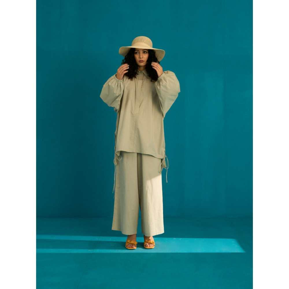 SPACE Tsumi Co Ord Set Desert Green (Set of 2)