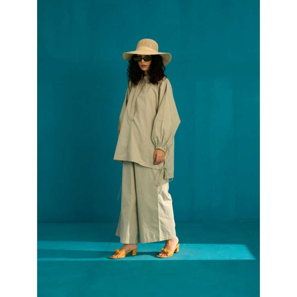 SPACE Tsumi Co Ord Set Desert Green (Set of 2)