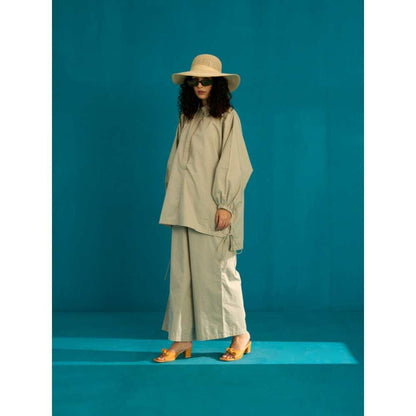 SPACE Tsumi Co Ord Set Desert Green (Set of 2)