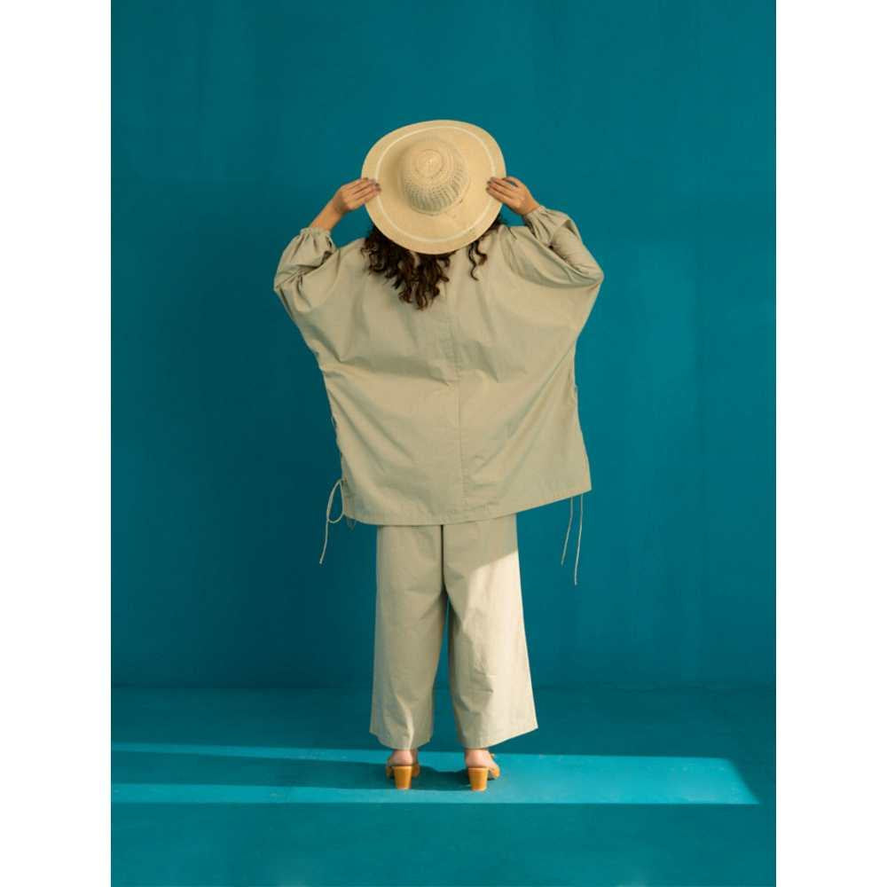 SPACE Tsumi Co Ord Set Desert Green (Set of 2)