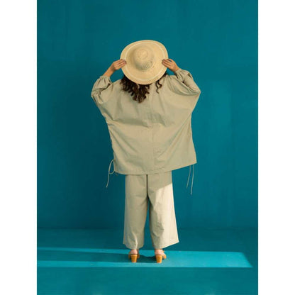 SPACE Tsumi Co Ord Set Desert Green (Set of 2)