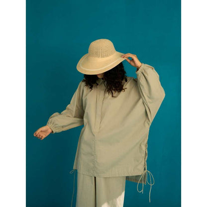 SPACE Tsumi Co Ord Set Desert Green (Set of 2)