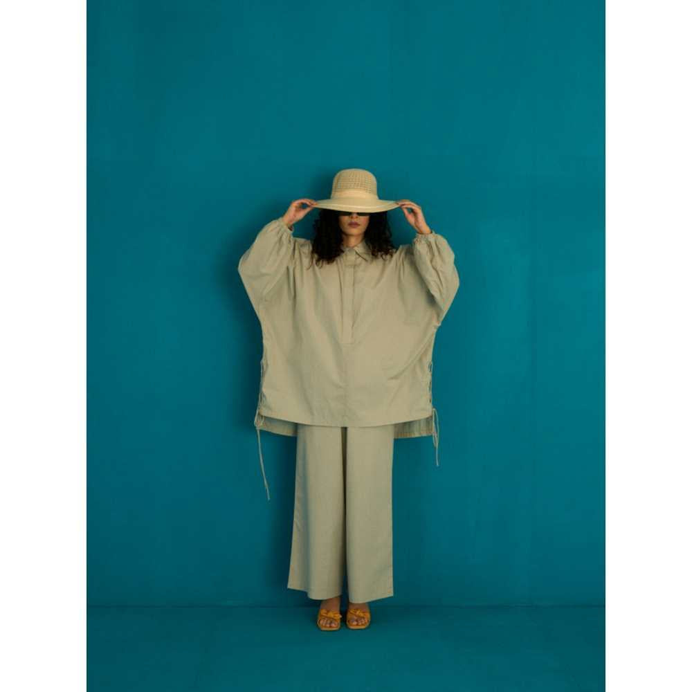 SPACE Tsumi Co Ord Set Desert Green (Set of 2)