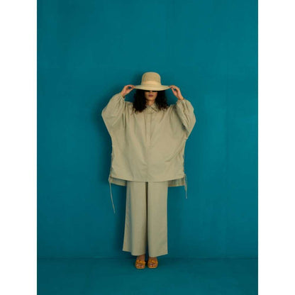 SPACE Tsumi Co Ord Set Desert Green (Set of 2)
